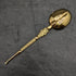1936 British vintage sterling silver anointing spoon with gold-plated decoration boxed